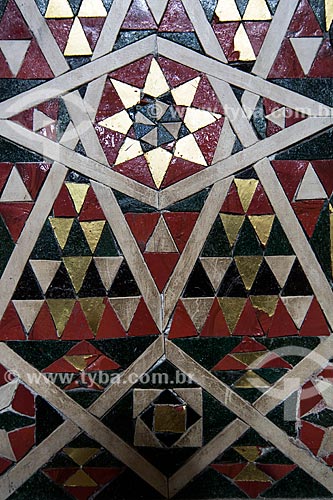  Detalhe de mosaico no interior da Duomo di Monreale (Catedral de Monreale)  - Monreale - Província de Palermo - Itália