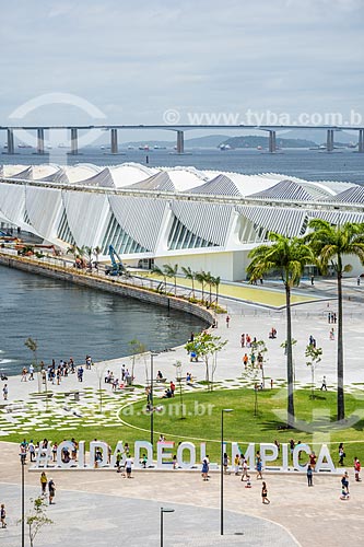  Vista da Praça Mauá e do Museu do Amanhã a partir do Museu de Arte do Rio (MAR)  - Rio de Janeiro - Rio de Janeiro (RJ) - Brasil