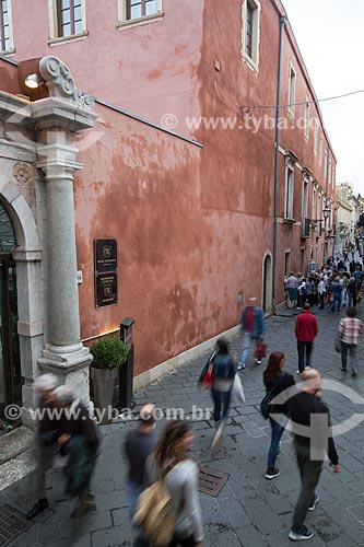  Turistas na Corso Umberto  - Taormina - Província de Messina - Itália