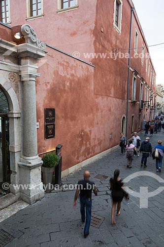  Turistas na Corso Umberto  - Taormina - Província de Messina - Itália