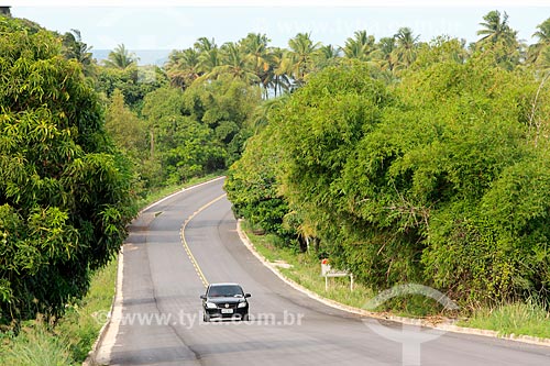  Carro na Rodovia Governador Mário Covas (BR-101) em Alagoas  - Alagoas (AL) - Brasil