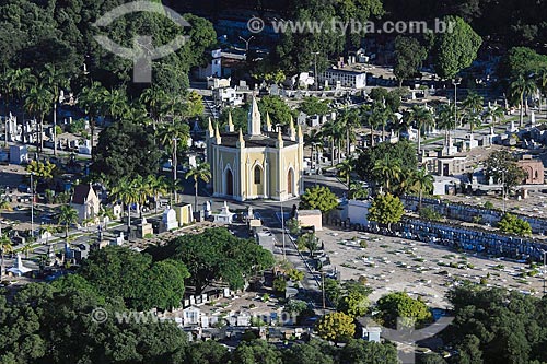  Vista de cima de capela no Cemitério de Santo Amaro  - Recife - Pernambuco (PE) - Brasil