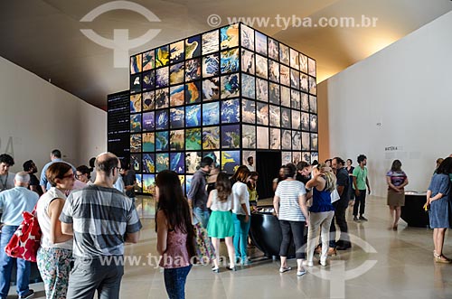  Instalações Matéria, Vida e Pensamento - representando três aspectos essenciais do planeta - no Museu do Amanhã  - Rio de Janeiro - Rio de Janeiro (RJ) - Brasil