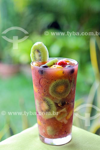  Detalhe da caipirinha de frutas do restaurante Oficina do Sabor  - Olinda - Pernambuco (PE) - Brasil