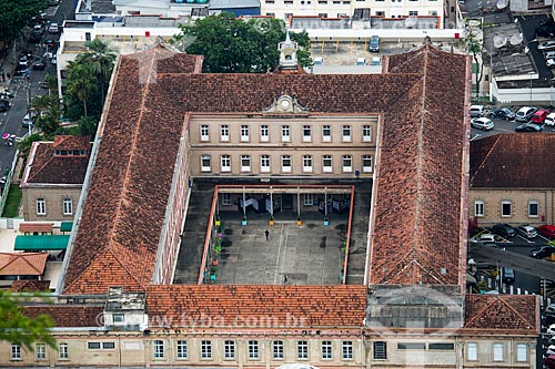  Vista do Campus Academia do Comércio (1891) - atualmente Colégio Cristo Redentor do Centro de Ensino Superior de Juiz de Fora (CES/JF) a partir do Mirante Salles de Oliveira - mais conhecido como Mirante do Cristo  - Juiz de Fora - Minas Gerais (MG) - Brasil