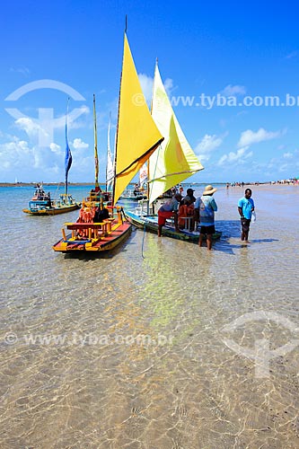  Jangadas na Praia de Porto de Galinhas  - Ipojuca - Pernambuco (PE) - Brasil