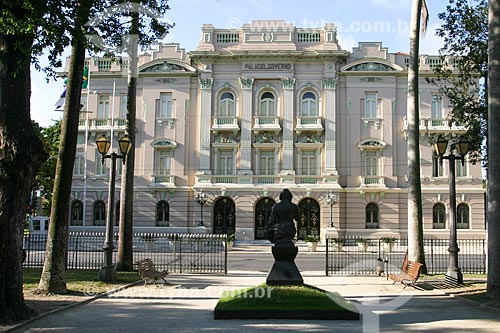  Fachada do Palácio do Campo das Princesas (1841) - sede do Governo do Estado  - Recife - Pernambuco (PE) - Brasil
