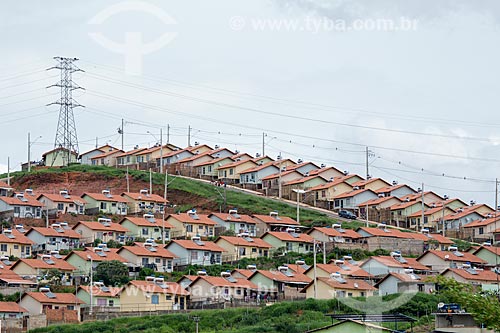  Casas do condomínio residencial Novo Triunfo 2 - Programa Minha Casa Minha Vida - com Painel solar fotovoltaico  - Juiz de Fora - Minas Gerais (MG) - Brasil