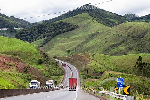  Serra da Mantiqueira no Km 730 da Rodovia BR-040  - Santos Dumont - Minas Gerais (MG) - Brasil