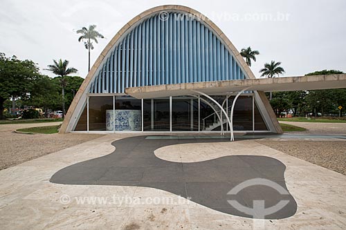  Fachada da Igreja São Francisco de Assis (1943) - também conhecida como Igreja da Pampulha  - Belo Horizonte - Minas Gerais (MG) - Brasil