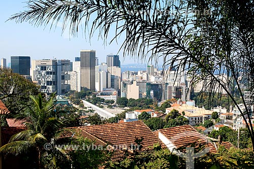  Vista dos prédios do centro a partir de Santa Teresa  - Rio de Janeiro - Rio de Janeiro (RJ) - Brasil