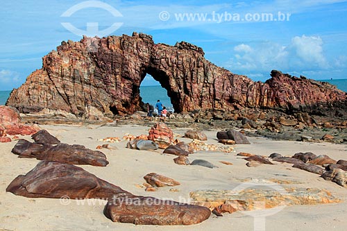  Pedra Furada na Praia de Jericoacoara  - Jijoca de Jericoacoara - Ceará (CE) - Brasil