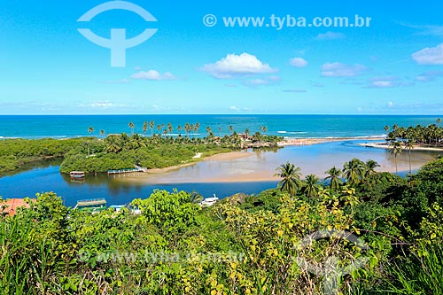  Vista da orla de Jequiá da Praia  - Jequiá da Praia - Alagoas (AL) - Brasil