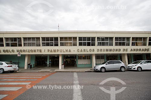  Fachada do Aeroporto de Belo Horizonte/Pampulha - Carlos Drummond de Andrade (1933) - também conhecido como Aeroporto da Pampulha  - Belo Horizonte - Minas Gerais (MG) - Brasil