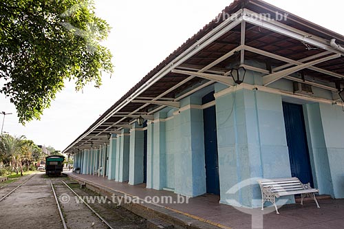  Antiga estação de trem de Paraíba do Sul (século XIX) - hoje abriga o Centro Municipal de Cultura Professora Maria de Lourdes Tavares Soares  - Paraíba do Sul - Rio de Janeiro (RJ) - Brasil