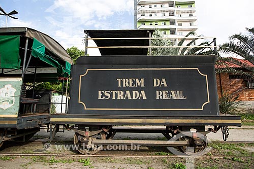  Trem da Estrada Real - que faz o passeio turístico entre as cidades de Paraíba do Sul e Cavaru - na antiga estação de trem de Paraíba do Sul  - Paraíba do Sul - Rio de Janeiro (RJ) - Brasil