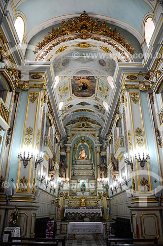  Interior da Igreja de Nossa Senhora do Carmo da Lapa do Desterro (1750)  - Rio de Janeiro - Rio de Janeiro (RJ) - Brasil