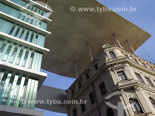  Detalhe da fachada do Museu de Arte do Rio (MAR)  - Rio de Janeiro - Rio de Janeiro (RJ) - Brasil