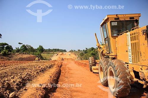  Construção de estrada próximo à Porto Velho  - Porto Velho - Rondônia (RO) - Brasil