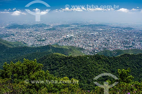  Vista geral da zona norte a partir da trilha para o Pico da Tijuca  - Rio de Janeiro - Rio de Janeiro (RJ) - Brasil