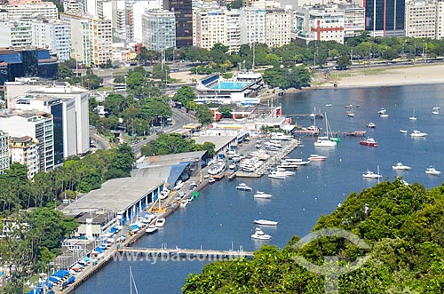  Vista da Iate Clube do Rio de Janeiro a partir do Morro da Urca  - Rio de Janeiro - Rio de Janeiro (RJ) - Brasil