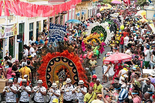  Desfile do Clube de frevo Pitombeira dos Quadro Cantos durante o carnaval  - Olinda - Pernambuco (PE) - Brasil