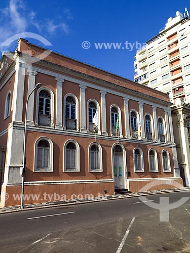  Fachada da Casa da Junta (1790) - também conhecida como a antiga Assembléia Legislativa - atual Memorial do Legislativo  - Porto Alegre - Rio Grande do Sul (RS) - Brasil