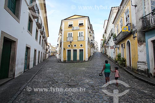  Vista da Rua Maciel de Baixo com a Rua Maciel de Cima no Pelourinho  - Salvador - Bahia (BA) - Brasil