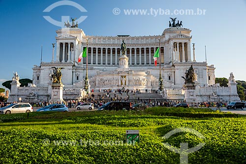  Monumento Nazionale a Vittorio Emanuele II (Monumento Nacional a Vítor Emanuel II) - em homenagem à Vítor Emanuel II da Itália, primeiro rei da Itália unificada  - Roma - Província de Roma - Itália