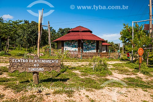  Quiosque para informações turísticas no distrito de São Jorge  - Alto Paraíso de Goiás - Goiás (GO) - Brasil