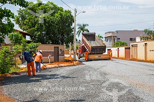  Pavimentação de rua na quadra 307 Sul  - Palmas - Tocantins (TO) - Brasil