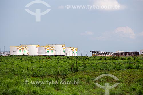  TEPON - terminal de distribuição de combustíveis da Petrobrás - no Pátio Intermodal de Porto Nacional - parte da Ferrovia Norte-Sul  - Porto Nacional - Tocantins (TO) - Brasil