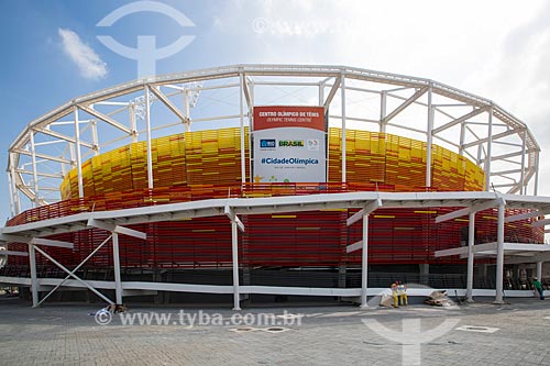  Fachada do Centro Olímpico de Tênis - parte do Parque Olímpico Rio 2016  - Rio de Janeiro - Rio de Janeiro (RJ) - Brasil