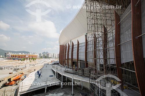  Canteiro de obras da Arena Carioca 1 - parte do Parque Olímpico Rio 2016  - Rio de Janeiro - Rio de Janeiro (RJ) - Brasil