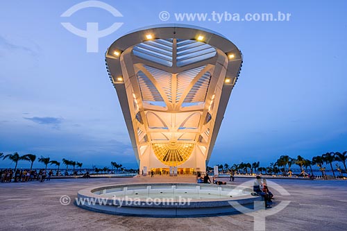  Anoitecer no Museu do Amanhã  - Rio de Janeiro - Rio de Janeiro (RJ) - Brasil