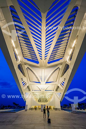  Anoitecer no Museu do Amanhã  - Rio de Janeiro - Rio de Janeiro (RJ) - Brasil