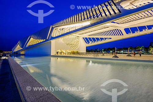  Anoitecer no Museu do Amanhã  - Rio de Janeiro - Rio de Janeiro (RJ) - Brasil