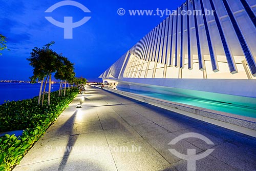  Anoitecer no Museu do Amanhã  - Rio de Janeiro - Rio de Janeiro (RJ) - Brasil