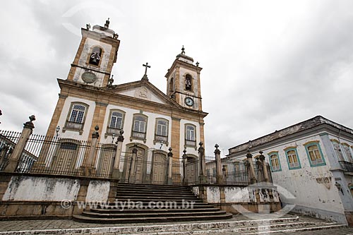  Fachada da Catedral Basílica da Nossa Senhora do Pilar (1721) - também conhecida como Matriz de Nossa Senhora do Pilar  - São João del Rei - Minas Gerais (MG) - Brasil