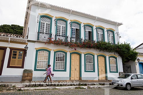  Fachada do Solar dos Neves - casa onde viveu o ex-presidente Tancredo Neves  - São João del Rei - Minas Gerais (MG) - Brasil