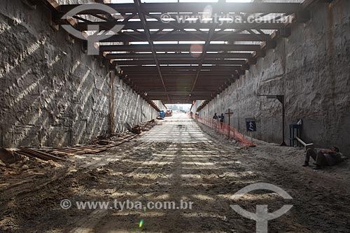  Obras da Linha 4 do Metrô  - Rio de Janeiro - Rio de Janeiro (RJ) - Brasil