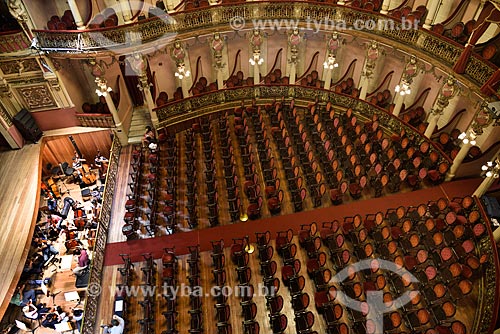  Ensaio da orquestra sinfônica no interior do Teatro Amazonas (1896)  - Manaus - Amazonas (AM) - Brasil