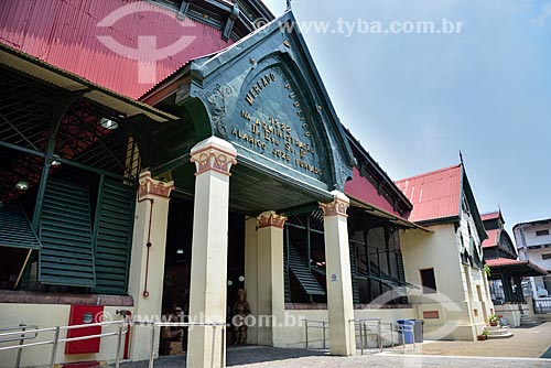  Entrada do Mercado Municipal Adolpho Lisboa (1883)  - Manaus - Amazonas (AM) - Brasil