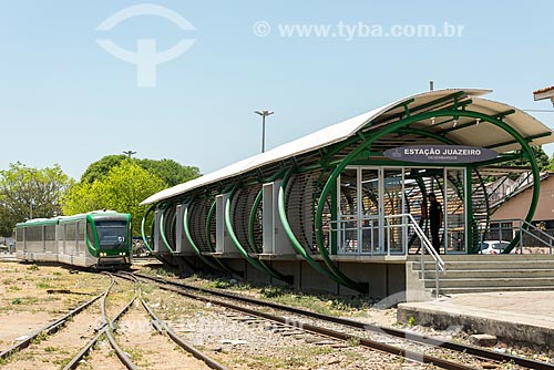  Estação do trem que liga Juazeiro do Norte à cidade de Crato - Chamado de Metrô do Cariri  - Juazeiro do Norte - Ceará (CE) - Brasil