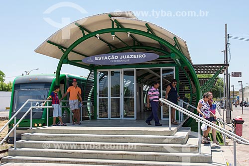  Estação do trem que liga Juazeiro do Norte à cidade de Crato - Chamado de Metrô do Cariri  - Juazeiro do Norte - Ceará (CE) - Brasil