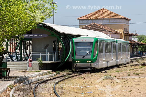  Estação do trem que liga Juazeiro do Norte à cidade de Crato - Chamado de Metrô do Cariri  - Juazeiro do Norte - Ceará (CE) - Brasil