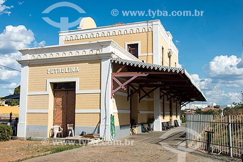  Fachada da antiga Estação Ferroviária da Leste Brasileira (1923)  - Petrolina - Pernambuco (PE) - Brasil