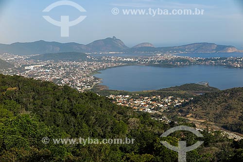  Vista geral das lagoas de Piratininga e Itaipu com as praias de Camboinhas e de Itaipu  - Niterói - Rio de Janeiro (RJ) - Brasil