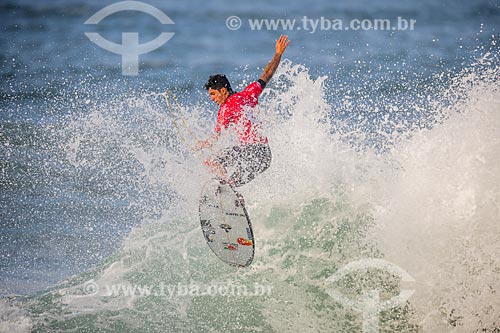  Gabriel Medina surfando na etapa brasileira do WSL (Liga Mundial de Surfe) WSL Oi Rio Pro 2016 na Praia de Grumari  - Rio de Janeiro - Rio de Janeiro (RJ) - Brasil