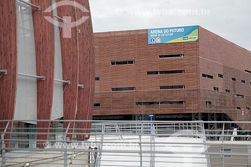  Fachada da Arena do Futuro - parte do Parque Olímpico Rio 2016  - Rio de Janeiro - Rio de Janeiro (RJ) - Brasil
